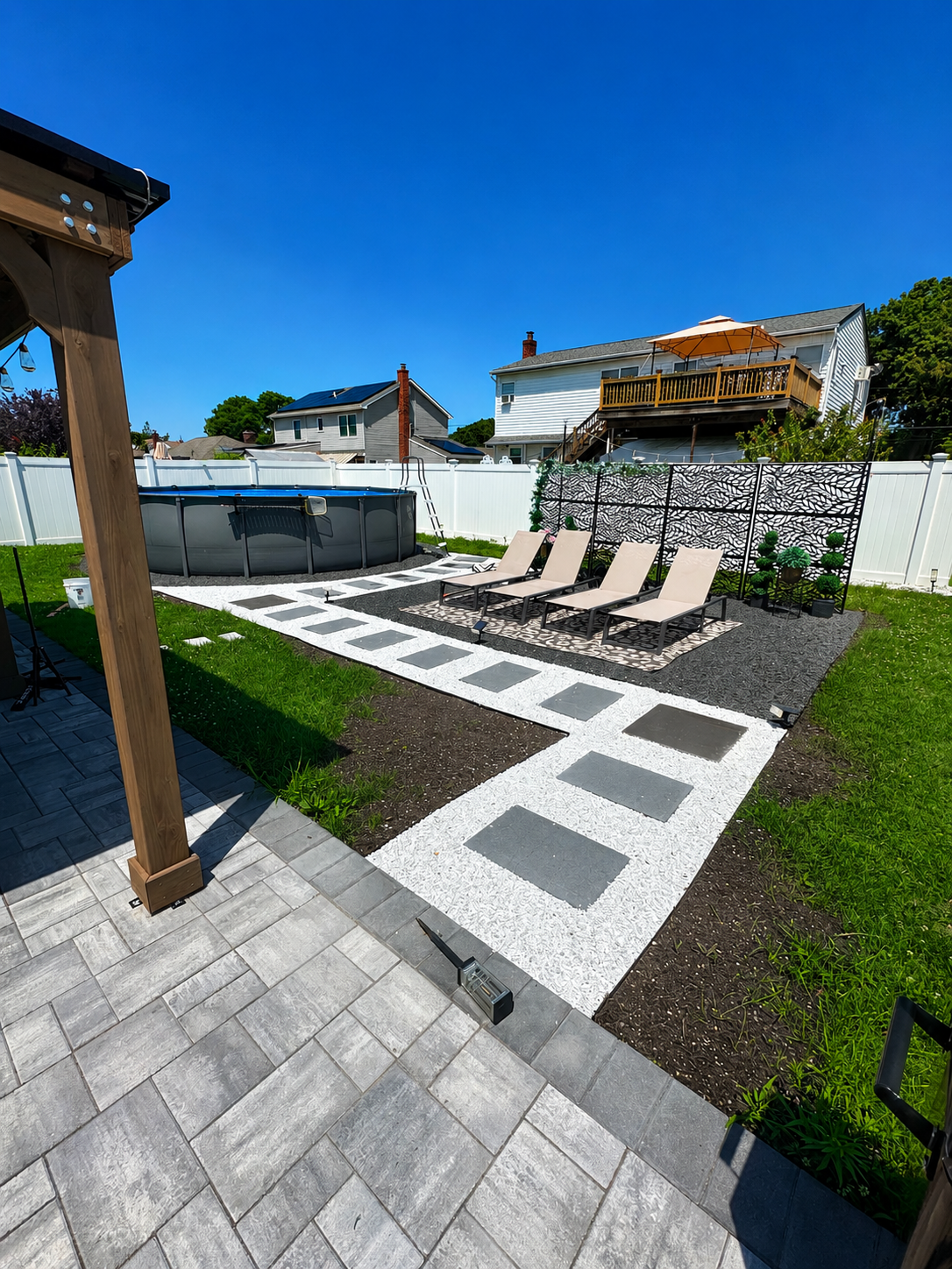 Long Island landscape project