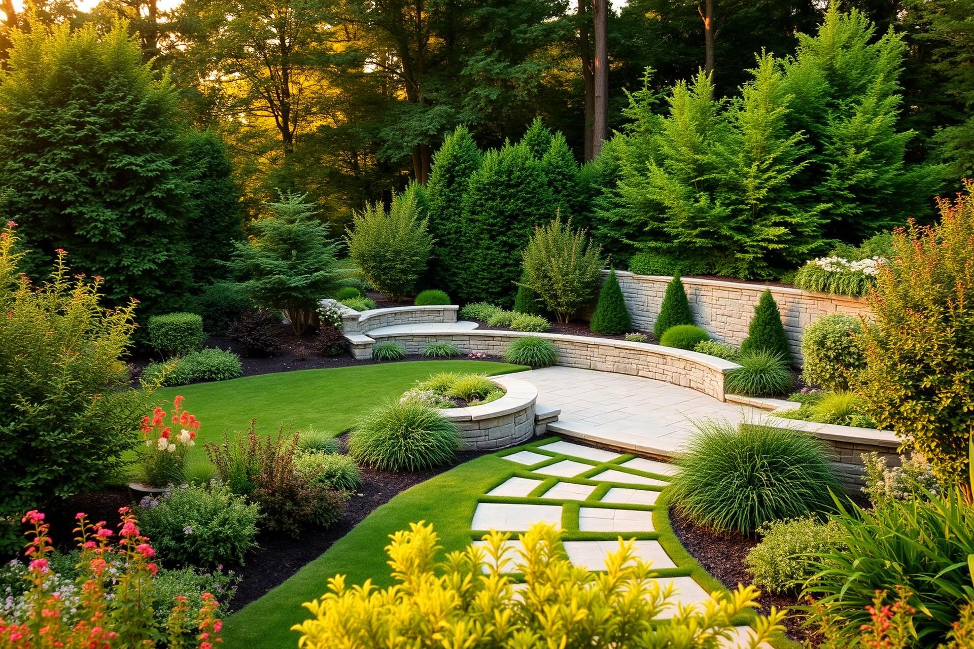 Long Island landscape project